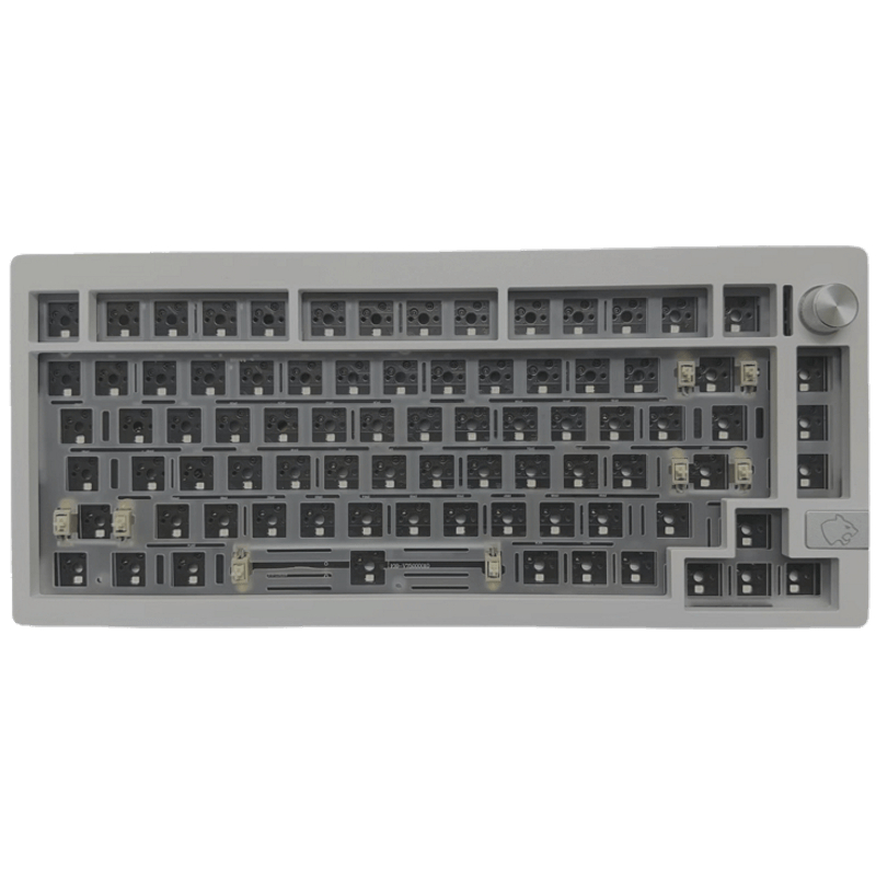 KIT LMK81 - KIT Bàn phím cơ LMK81 RGB mạch xuôi kết nối 3 chế độ (Nhôm CNC, Gasket Mount)