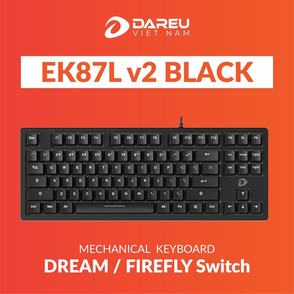 Bàn phím cơ DAREU EK87L v2 / EK87 - Chính hãng (Bảo hành 24 tháng)