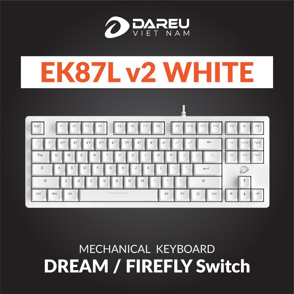 Bàn phím cơ DAREU EK87L v2 / EK87 - Chính hãng (Bảo hành 24 tháng)