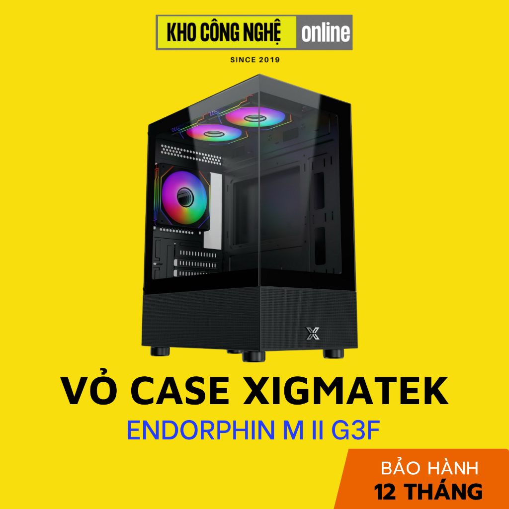 Vỏ Case Máy Tính XIGMATEK Endorphin M II 3F / Endorphin M GAMING M-ATX
