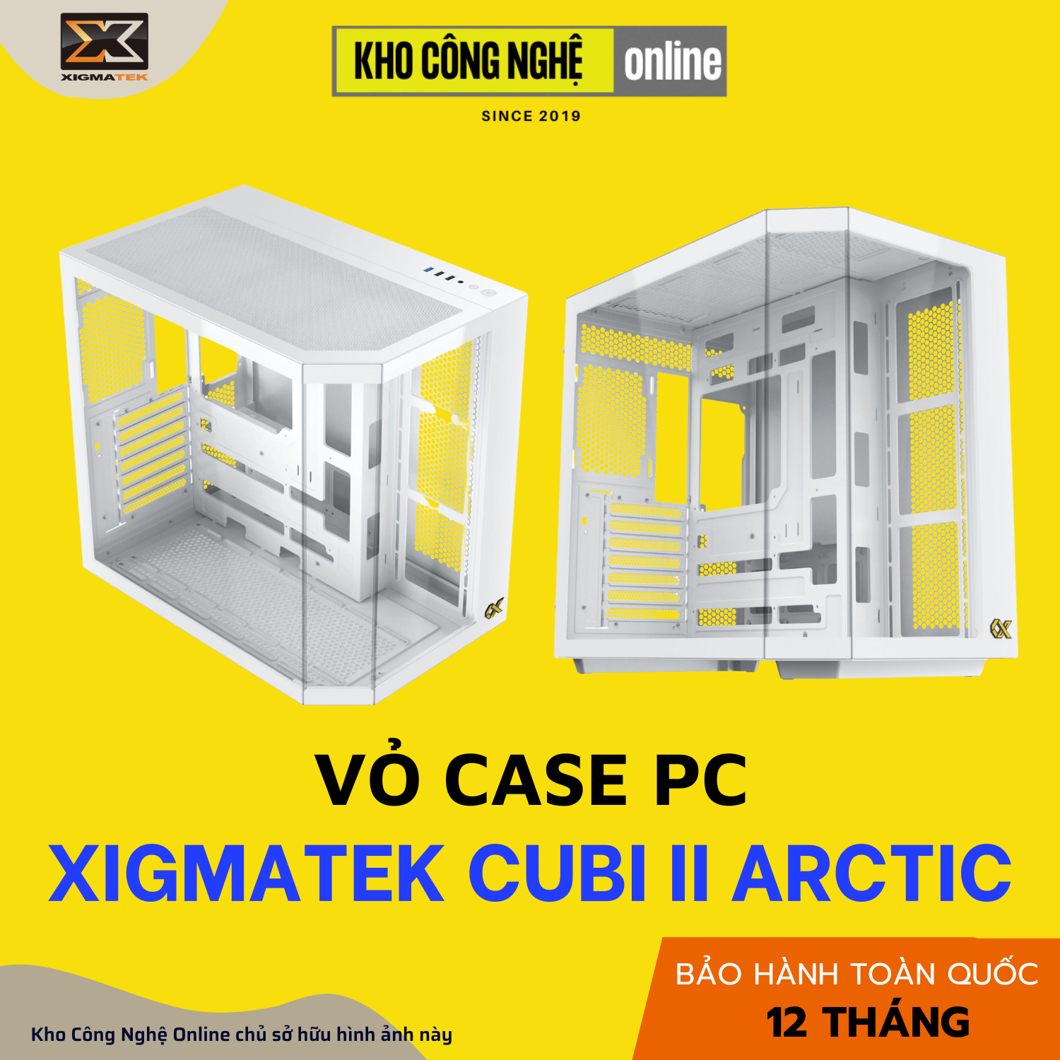Vỏ Case Xigmatek CUBI II Arctic