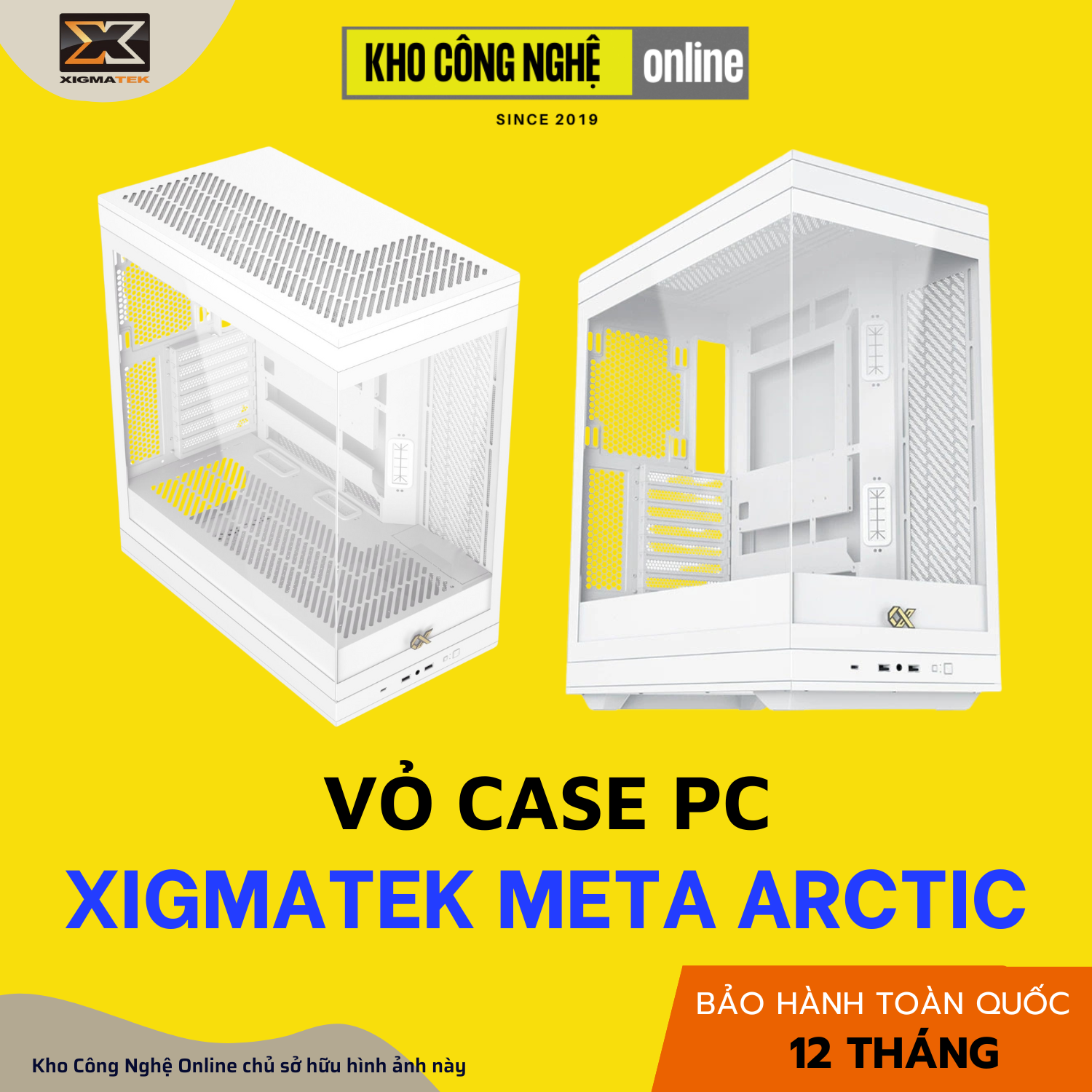 Vỏ Case Xigmatek Meta Arctic