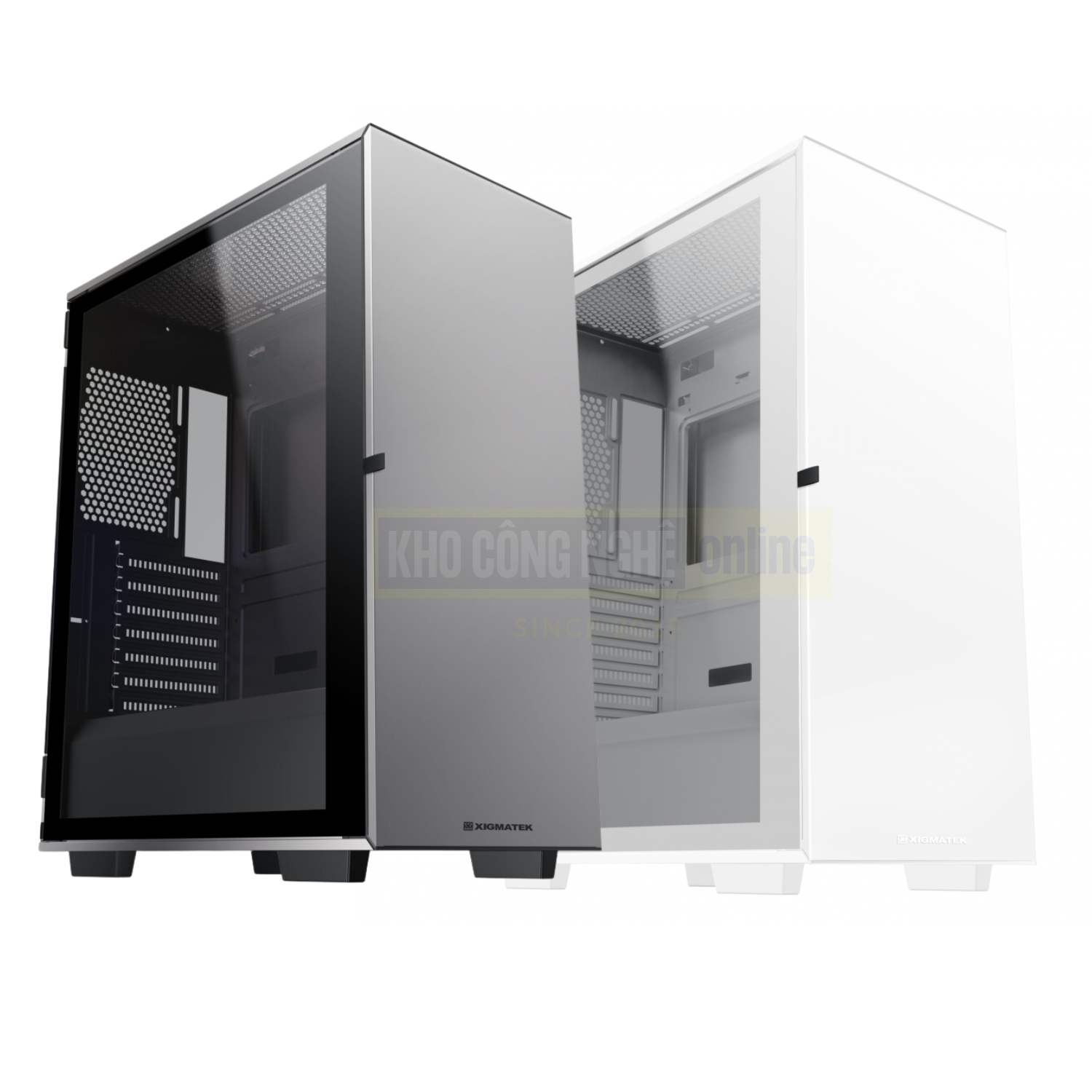 Vỏ Case Máy Tính XIGMATEK LUX A SHADOW / LUX A ARTIC - PREMIUM GAMING ATX (Hàng Chính Hãng)