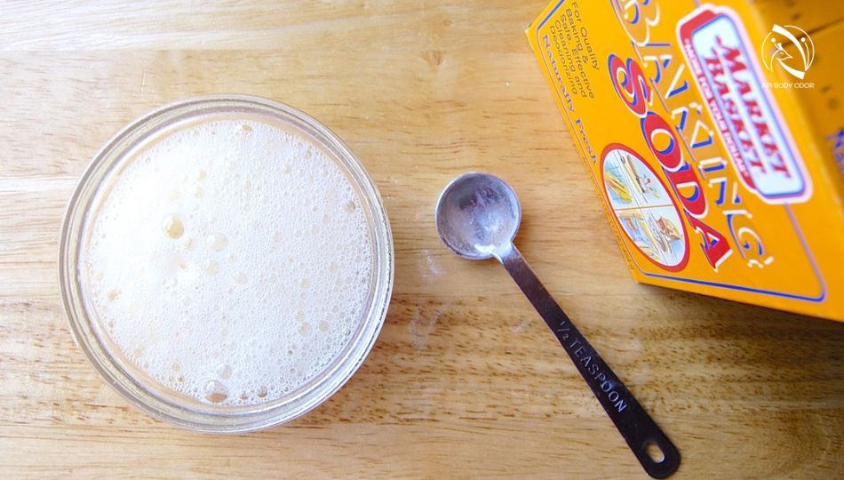 Baking soda khử mùi hôi nách