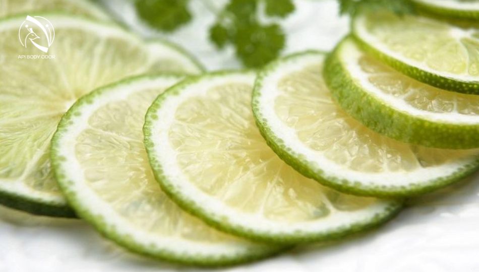 Treat underarm odor with fresh lemon