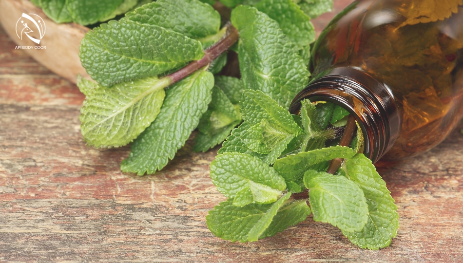 Be careful when using the method to treat underarm odor with mint leaves