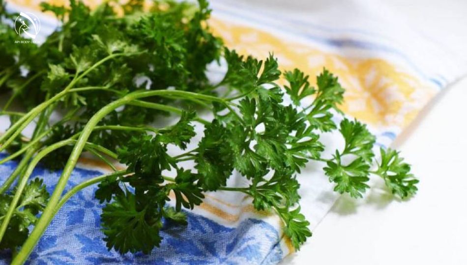 Rau mùi tây khử mùi hôi nách