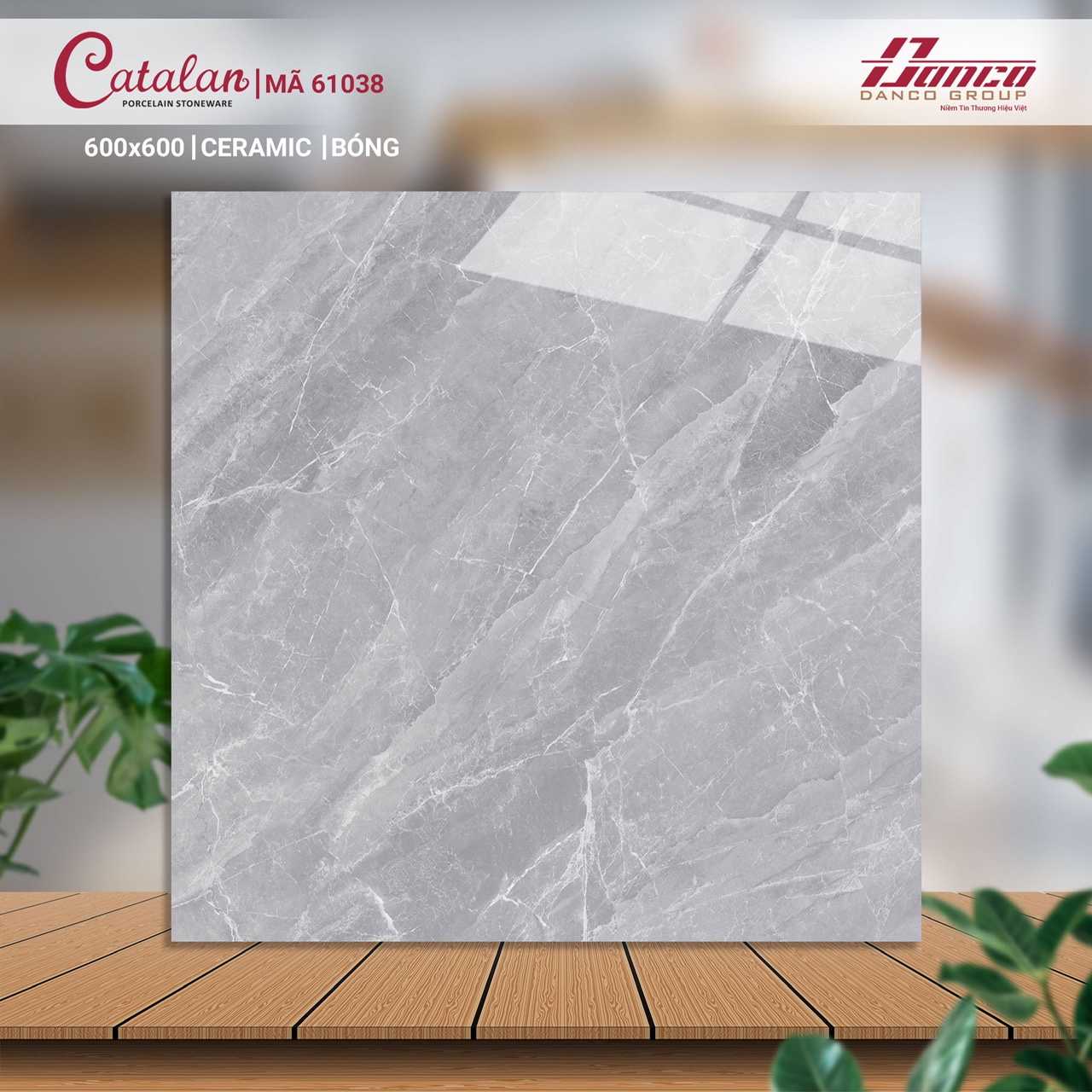 Gạch lát nền 60x60 CTL-MB61038