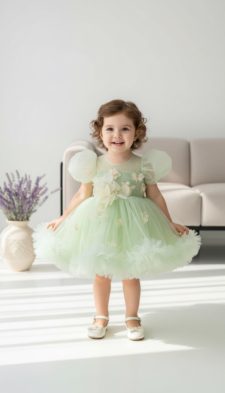 The Story Behind a Handmade Mint Butterfly Dress 🍀