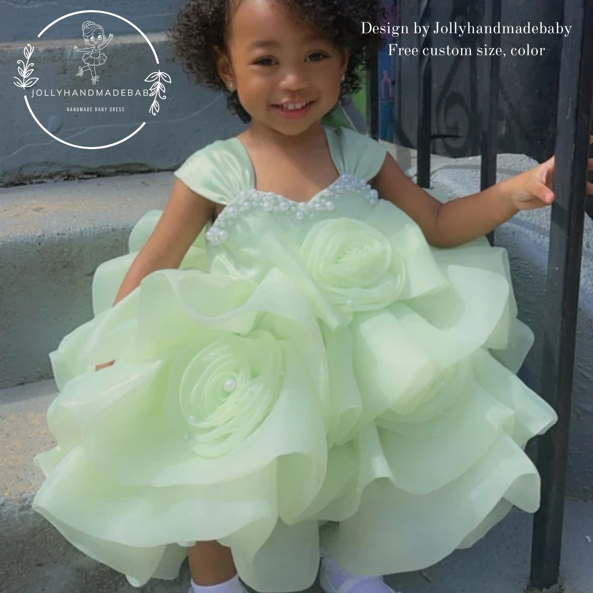 Sage Green Baby Girl Tulle Dress Puffy Sleeve Flower Girl Dress Toddler Princess Dress Boho Wedding Birthday Outfit Jolly Handmade Baby Sage Green Baby Girl Tulle Dress Puffy Sleeve Flower Girl Dress Toddler Princess Dress Boho Wedding Birthday Outfit Jolly Handmade Baby