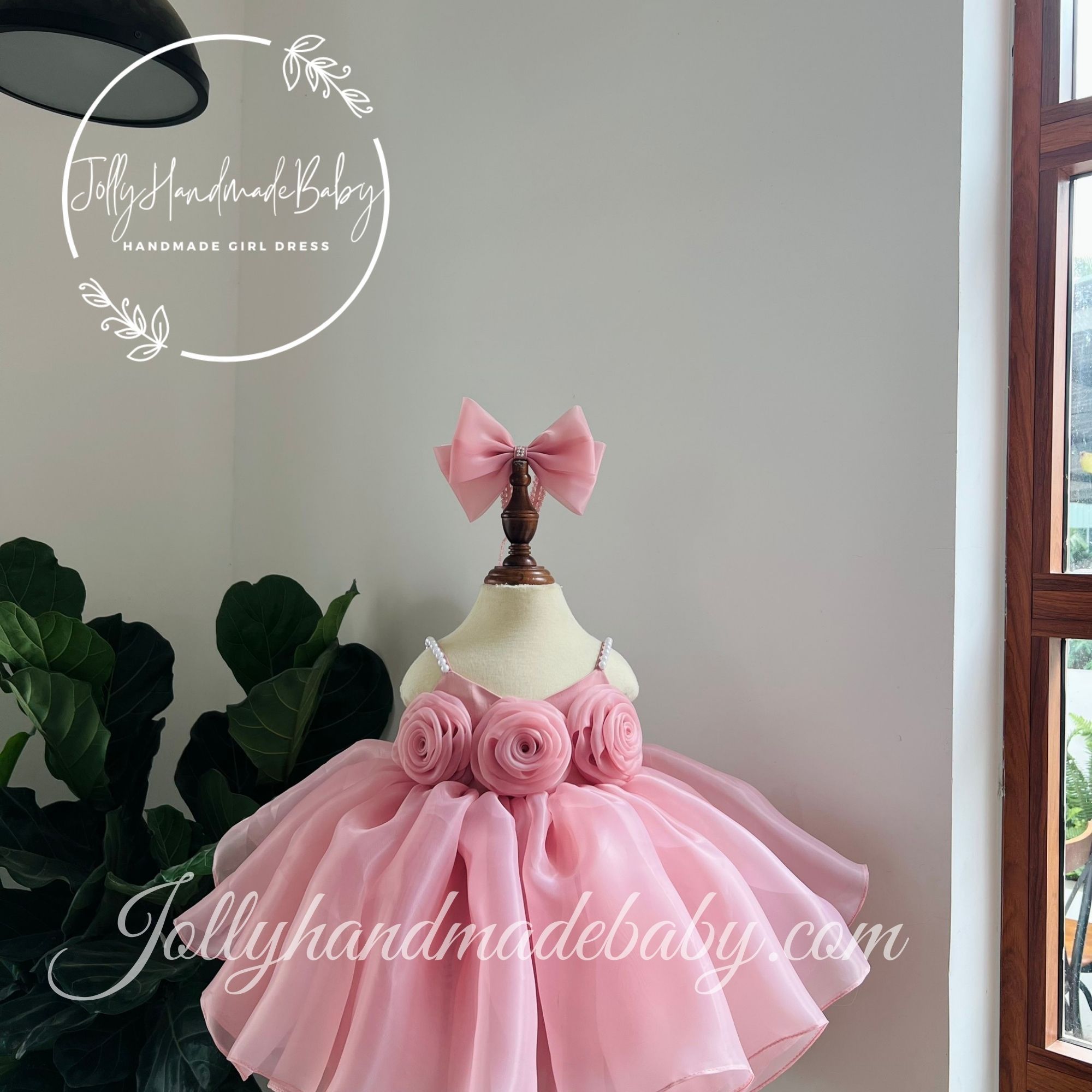 Mauve Baby Girl dress Special Occasion First Birthday Dress Baby Girl Party Dress 1st Birthday Dress Birthday Dress Girls Blush Dress