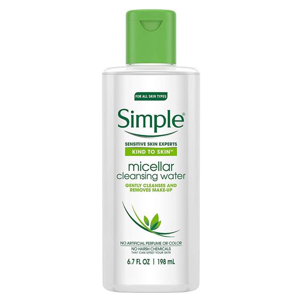 Nước Tẩy Trang Simple Làm Sạch Trang Điểm Vượt Trội 198ml Kind To Skin Micellar Cleansing Water