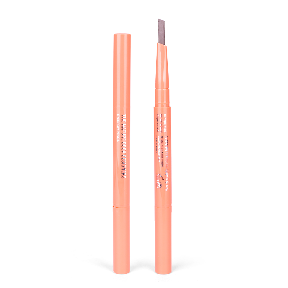 Chì Kẻ Mày 3D The Nature Book số 3  Màu Nâu Đen  - The Nature Book Design 3D Eyebrow Pencil  - No 03 - Black Brown (Nâu Đen))
