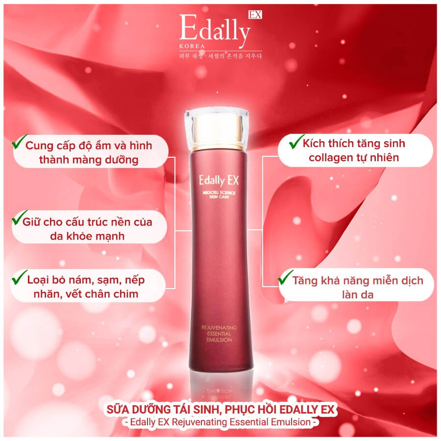 Sữa dưỡng tái sinh, phục hồi Edally EX - Edally EX Rejuvenating Essential Emulsion