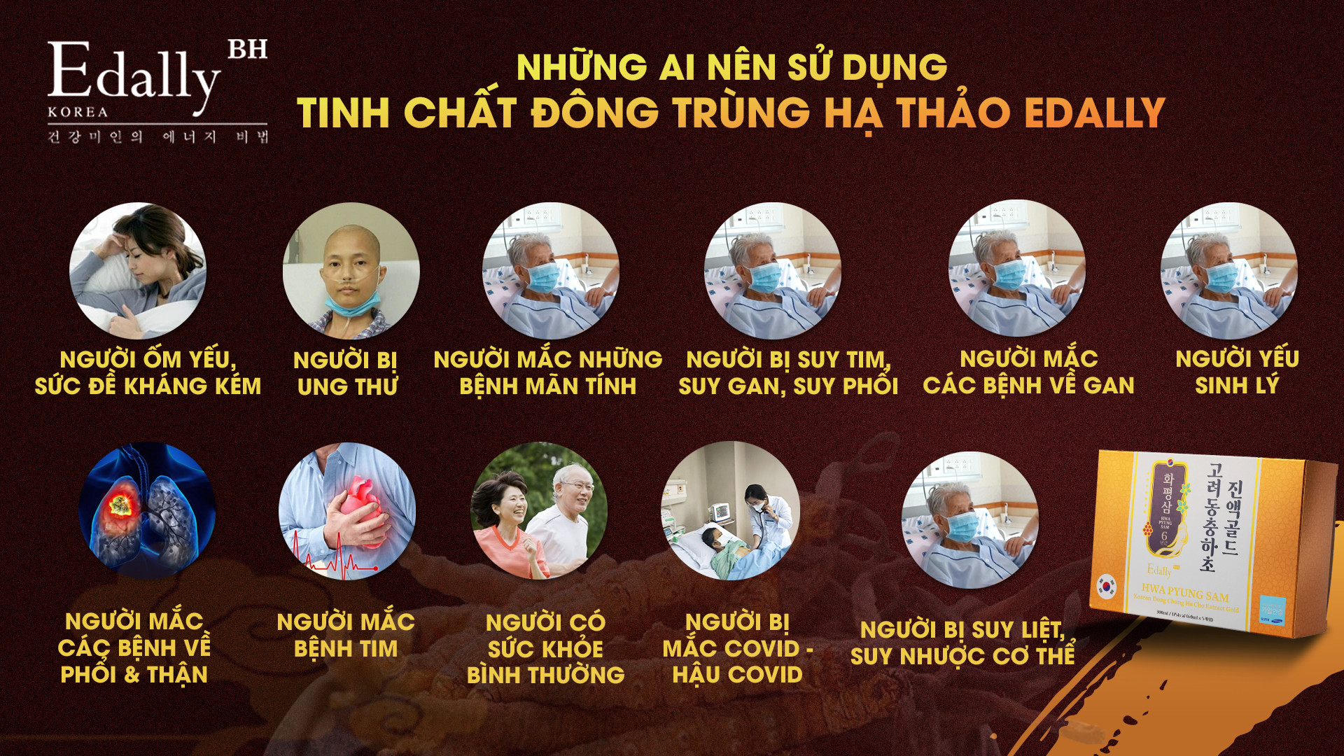 Tinh Chất Đông Trùng Hạ Thảo Edally (Hwa Pyung Sam Korean Dong Chung Ha Cho Extract Gold)