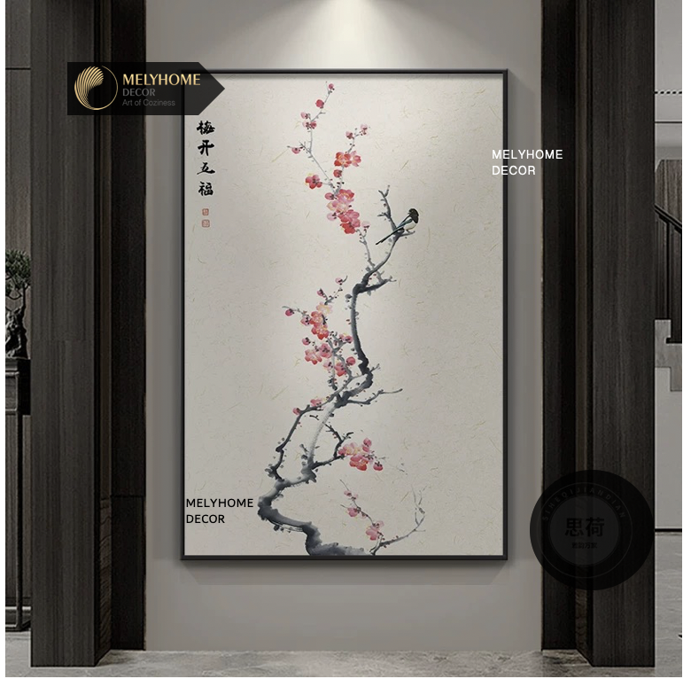 Tổng hợp các mẫu tranh indochine Vintage Trung Hoa Hoa Sen Tre Trúc Chim Động Vật Bướm Cổ Điển Nghệ Thuật Treo Tường Trang trí