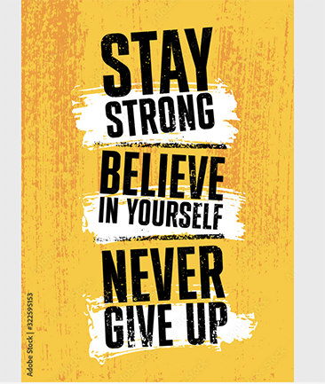 Tranh treo tường đơn dọc động lực tiếng anh tỷ lệ 2:3-35