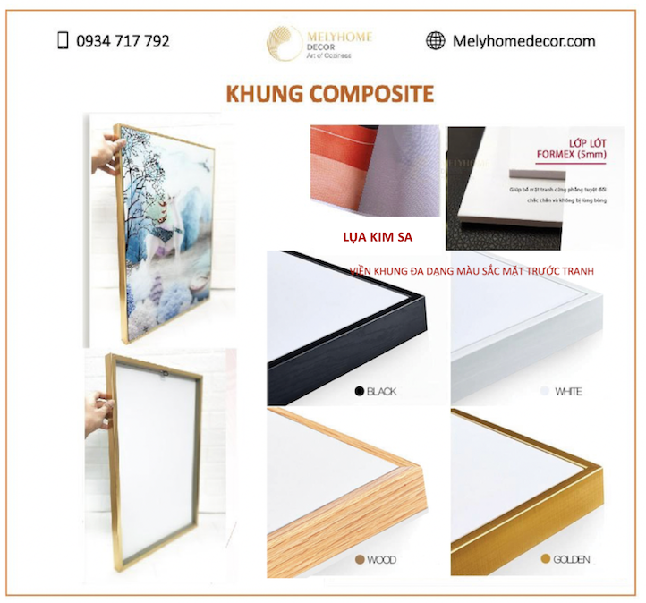 Tranh treo tường đơn ngang canvas Tráng gương- Hươu Nai Tài Lộc tỷ lệ 1:3 -3