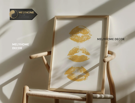 Tranh Màu Vàng Đáng Yêu Ngọt Ngào Hoa Cúc Chanh Mây Vịt Động Vật Chữ Dễ Thương Pastel Tối Giản Đơn Dọc Treo Tường Tráng Gương / Canvas Cao Cấp Trang trí Quán Cafe Showroom Thời Trang