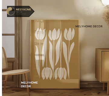 Tranh Màu Vàng Đáng Yêu Ngọt Ngào Hoa Cúc Chanh Mây Vịt Động Vật Chữ Dễ Thương Pastel Tối Giản Đơn Dọc Treo Tường Tráng Gương / Canvas Cao Cấp Trang trí Quán Cafe Showroom Thời Trang