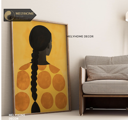 Tranh Màu Vàng Đáng Yêu Ngọt Ngào Hoa Cúc Chanh Mây Vịt Động Vật Chữ Dễ Thương Pastel Tối Giản Đơn Dọc Treo Tường Tráng Gương / Canvas Cao Cấp Trang trí Quán Cafe Showroom Thời Trang