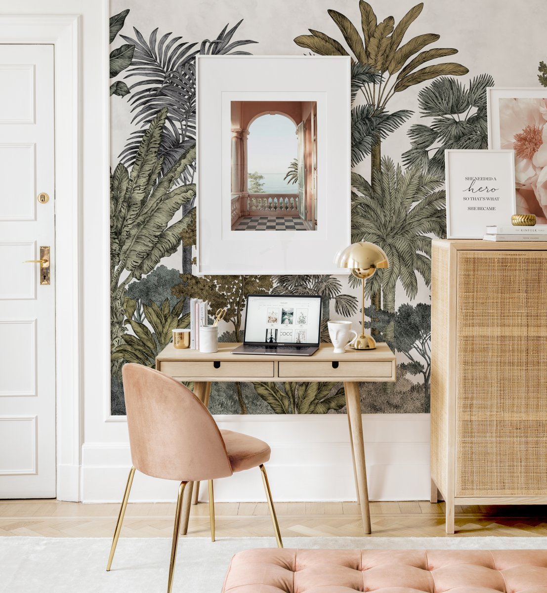 Tranh Đơn Treo Tường Tráng gương/Canvas Tone Trắng Phong Cảnh Châu Âu- MELYHOME
