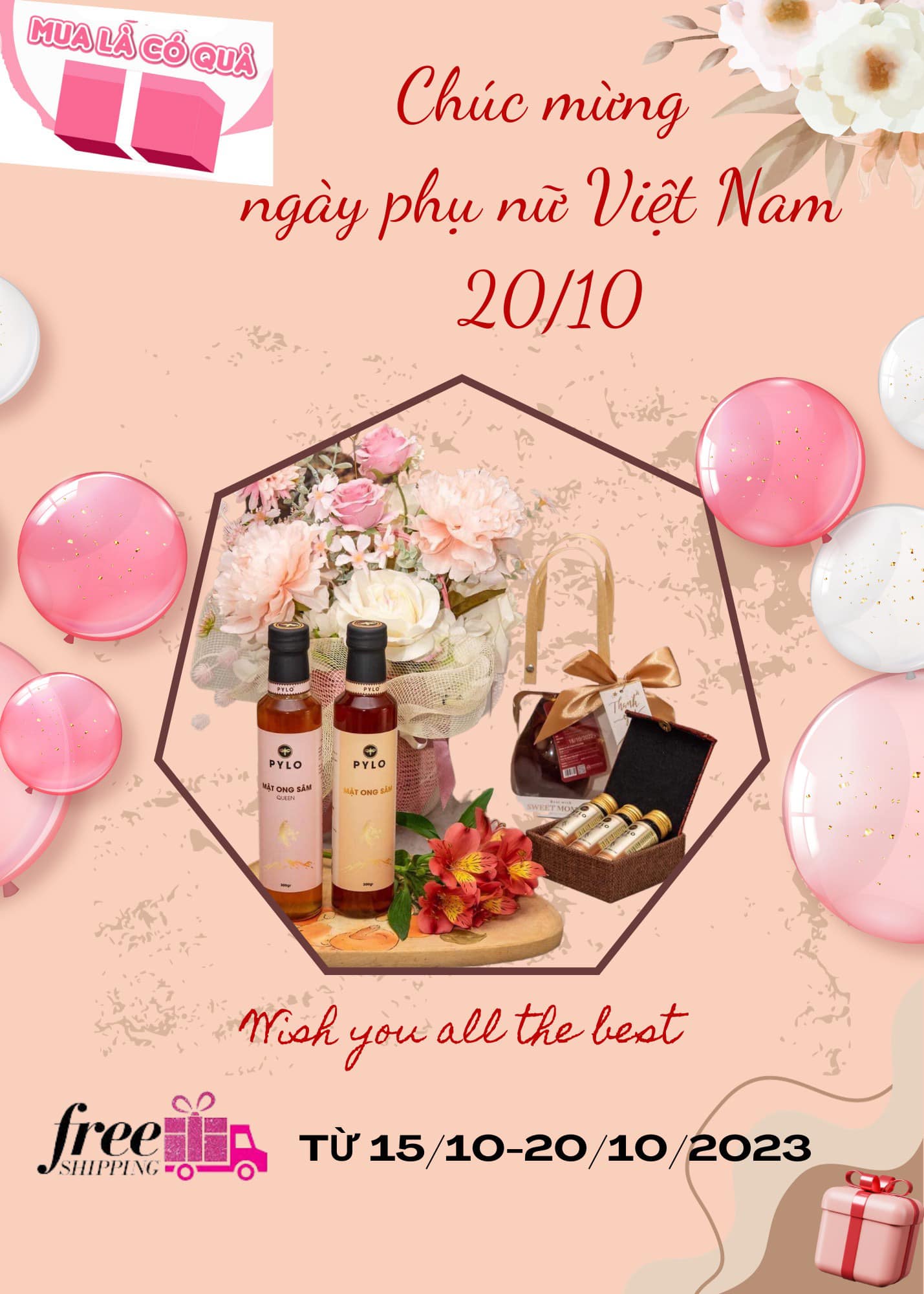 CÁC SET QUÀ CHO NGÀY 20/10