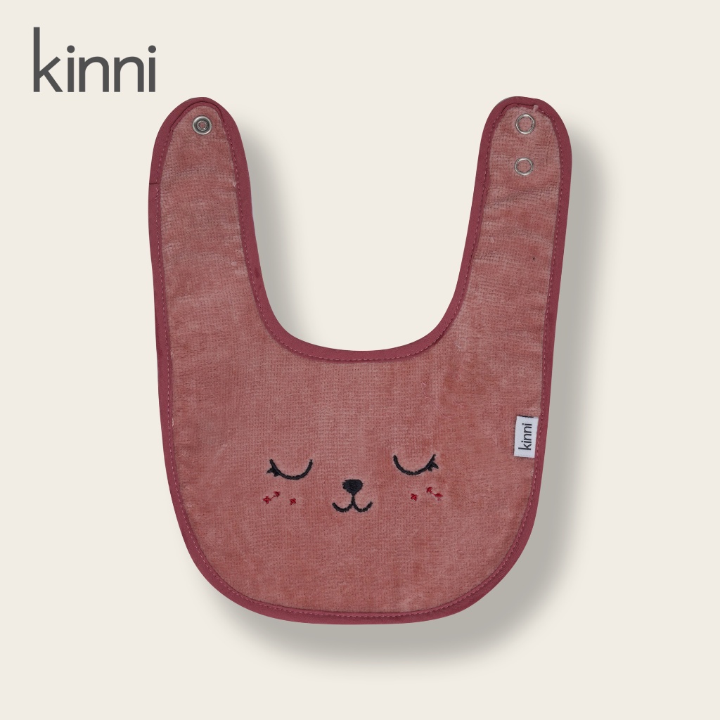 Yếm Ăn Dặm KINNI Hình Gấu Dễ Thương, Có Cúc Bấm Tiện Lợi, Chất ...