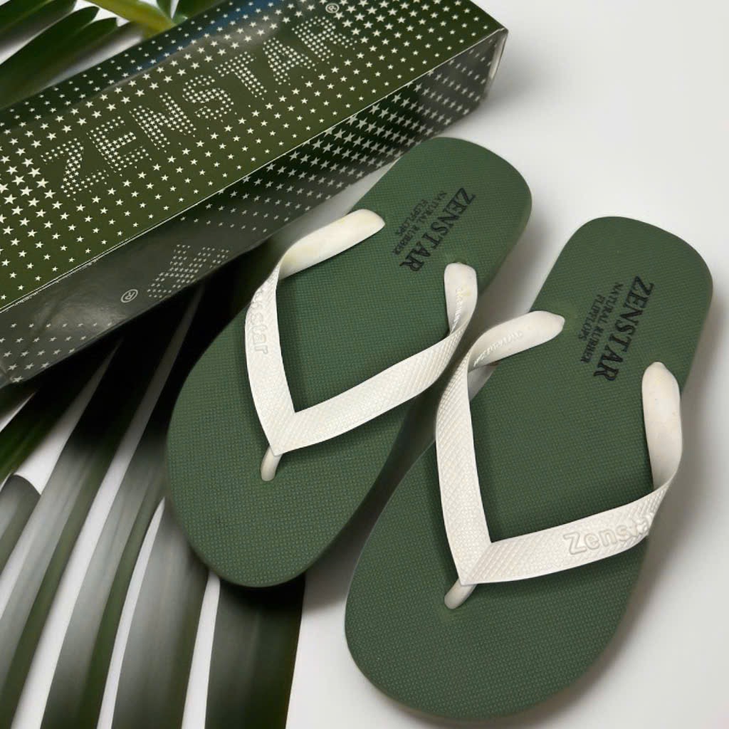 DÉP ZENSTAR XANH RÊU QUAI TRẮNG