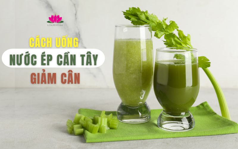Cách uống nước ép cần tây giảm cân hiệu quả tại nhà
