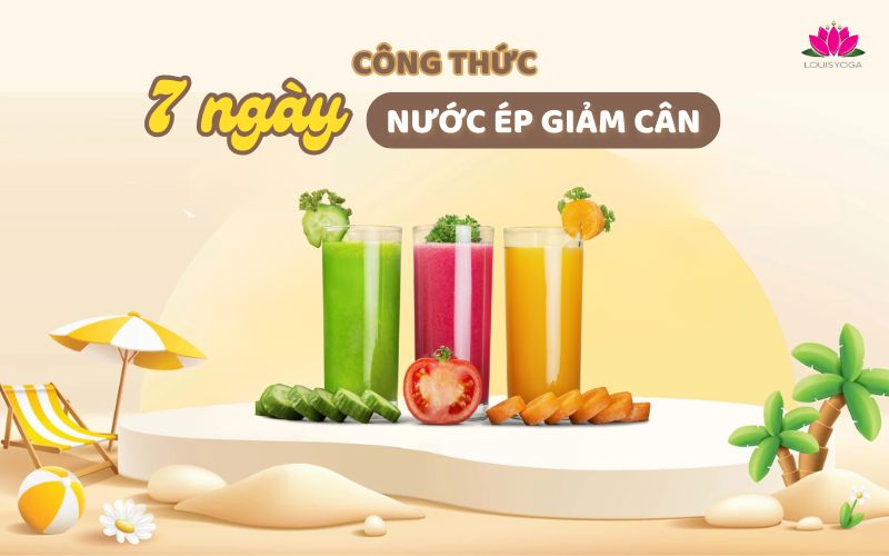 Bí mật công thức nước ép giảm cân 7 ngày đẹp da, thon dáng