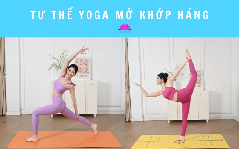 Tư thế Yoga mở khớp háng giúp giảm đau và tăng độ linh hoạt