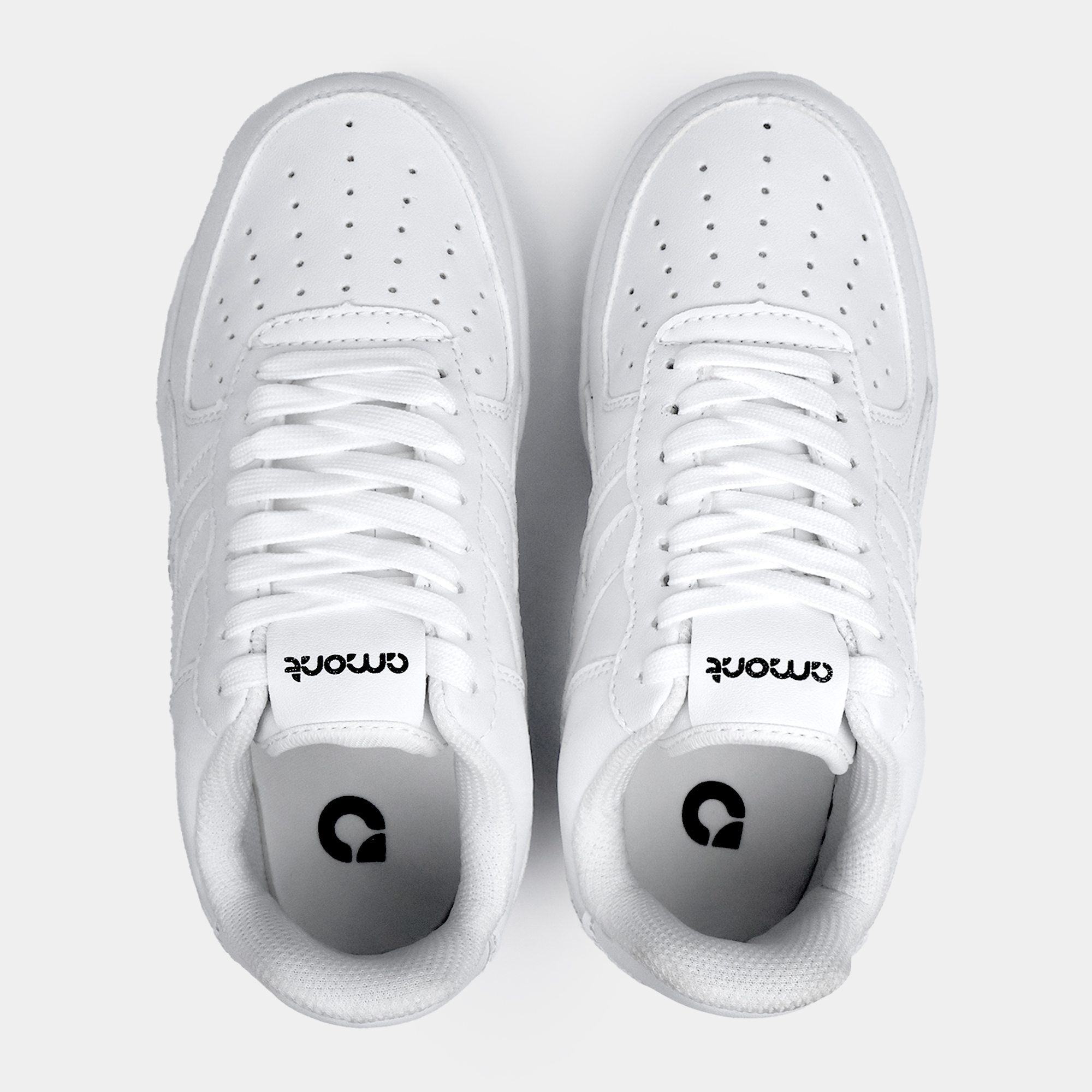 Giày Thể Thao Sneaker Nam Nữ Amont White Day Đế Tăng Chiều Cao 4cm AG45