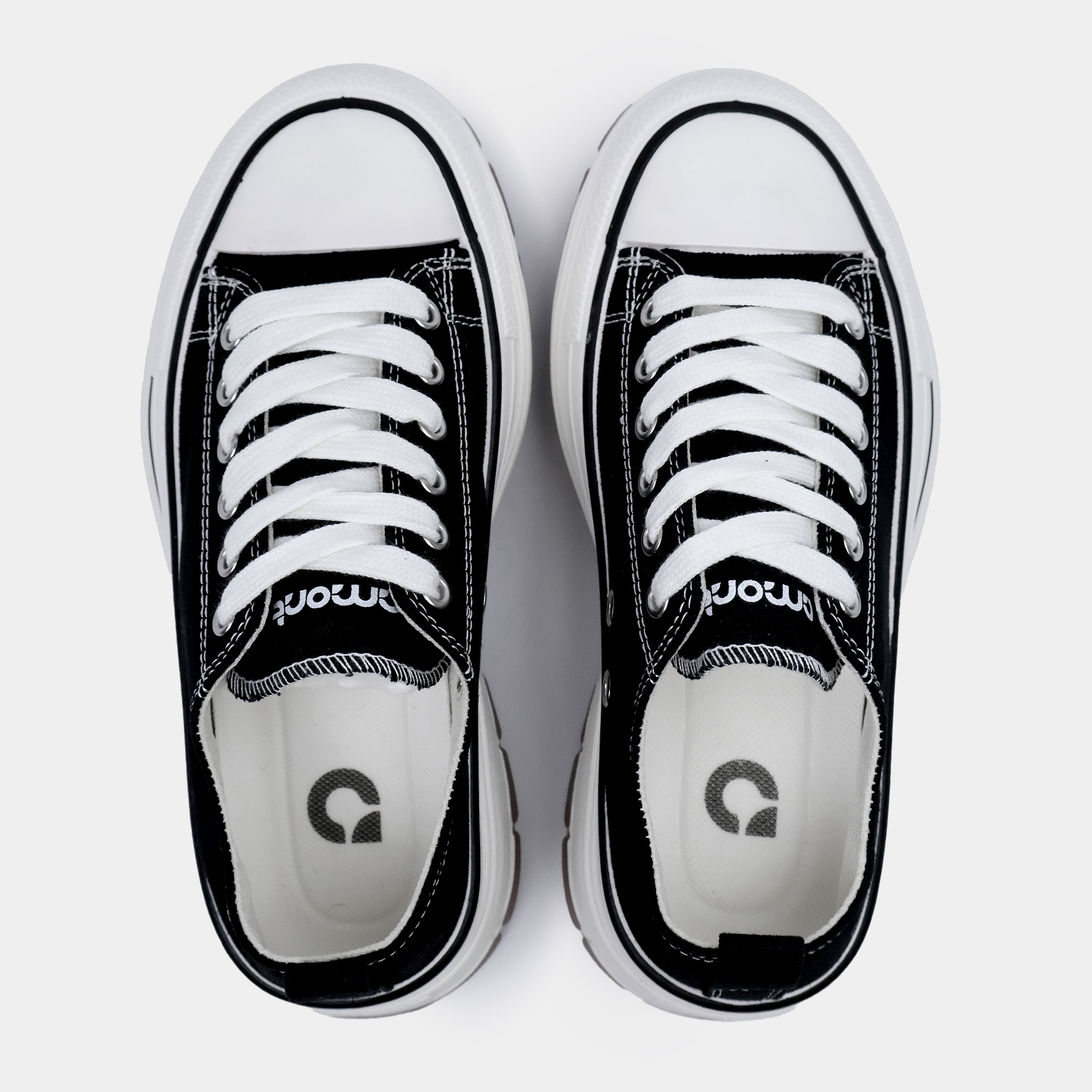 Giày Thể Thao Sneaker Nam Nữ Amont Chunky Low Đế Tăng Chiều Cao 4cm AG02