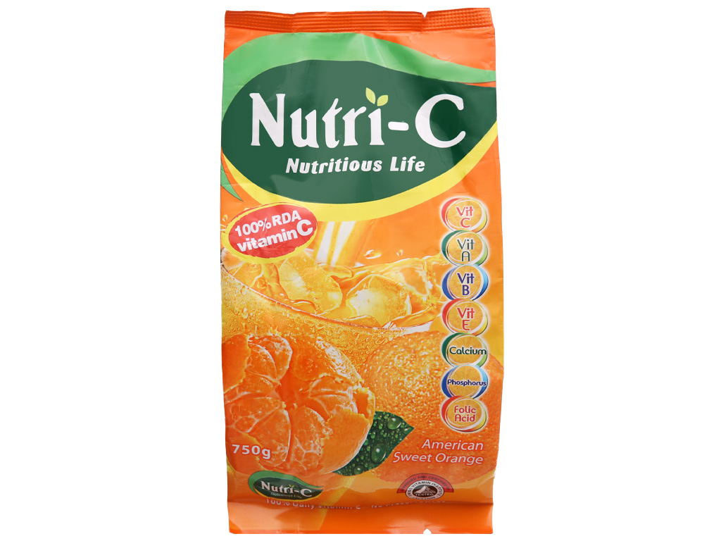 Bột Cam NutriC bịch 750gr