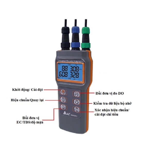 HƯỚNG DẪN SỬ DỤNG MÁY ĐO ĐA CHỈ TIÊU NƯỚC  AZ86031