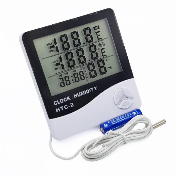 ĐỒNG HỒ ĐO NHIỆT ĐỘ VÀ ĐỘ ẨM HTC-2
