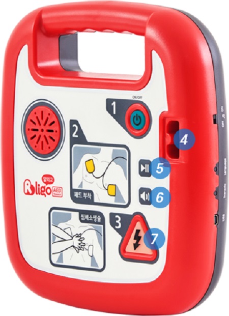 máy huấn luyện AED khử rung tim Hàn Quốc R-ligo T200A