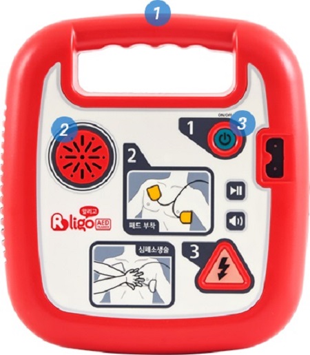 máy huấn luyện AED khử rung tim Hàn Quốc R-ligo T200A