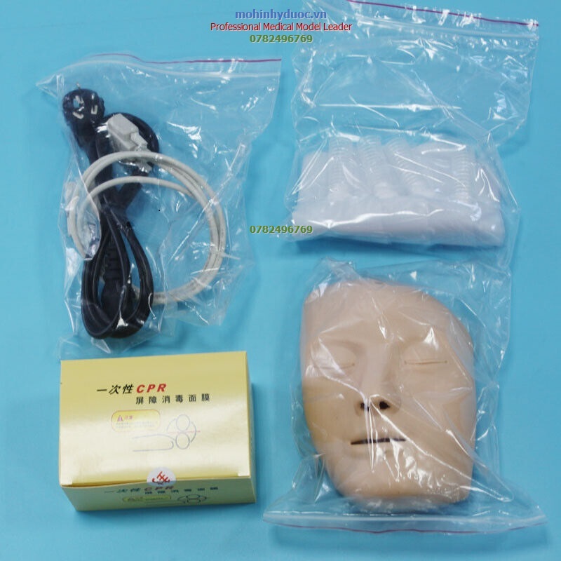 Hình ảnh phụ kiện của mô hình hồi sinh tim phổi CPR toàn thân:
