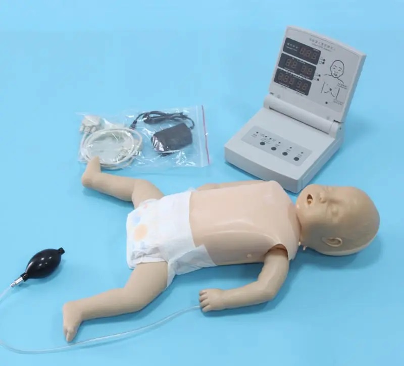 MÔ HÌNH CPR SƠ CỨU TRẺ SƠ SINH CPR160 CÓ HỘP ĐIỀU KHIỂN