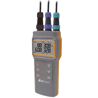 Máy đo pH nước cầm tay AZ 86031 (Đo PH, Dẫn Điện hoặc Độ Mặn hoặc TDS, oxy Hòa Tan và Nhiệt Độ)