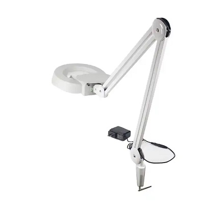 KÍNH LÚP KẸP BÀN LT-86A 10X ĐÈN LED (THẤU KÍNH TRẮNG - OPTICAL)
