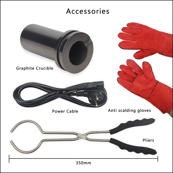 LÒ NUNG CHẢY VÀNG, BẠC, ĐỒNG, NHÔM MINI 1KG/2KG/3KG MAXPOWER MF03