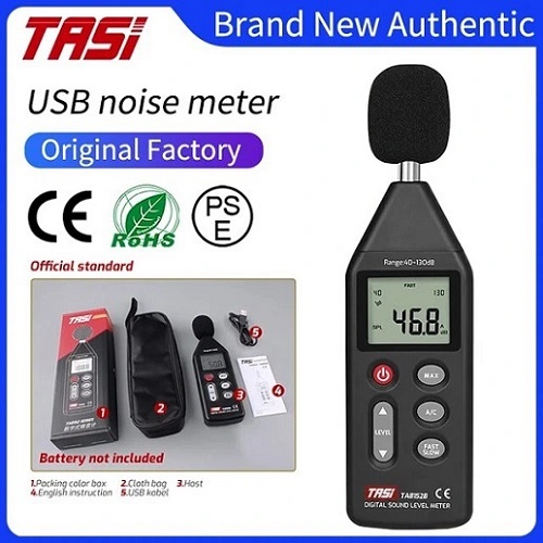 MÁY ĐO ĐỘ ỒN - ĐO CƯỜNG ĐỘ ÂM THANH TA8152A, TA8152B KẾT NỐI MÁY TÍNH