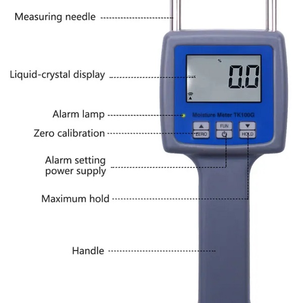 MÁY ĐO ĐỘ ẨM NÔNG SẢN TK100G