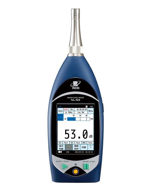 MÁY ĐO ĐỘ ỒN RION NL-53 (25~138 DB, 10HZ ~ 20KHZ, CLASS 1)