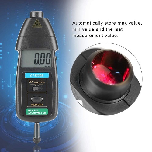 MÁY ĐO VẬN TỐC VÒNG QUAY ĐỘNG CƠ TIẾP XÚC VÀ KHÔNG TIẾP XÚC DT2236B