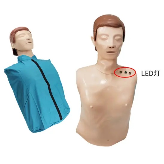NGƯỜI GIẢ THỰC HÀNH HỒI SỨC TIM PHỔI CÓ ĐÈN BÁO PHẢN HỒI - CPR MANIKIN