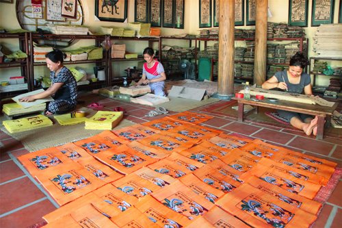 HÀ NỘI - CHÙA DÂU - LÀNG TRANH ĐÔNG HỒ - LÀNG GỐM PHÙ LÃNG - ĐỀN ĐÔ